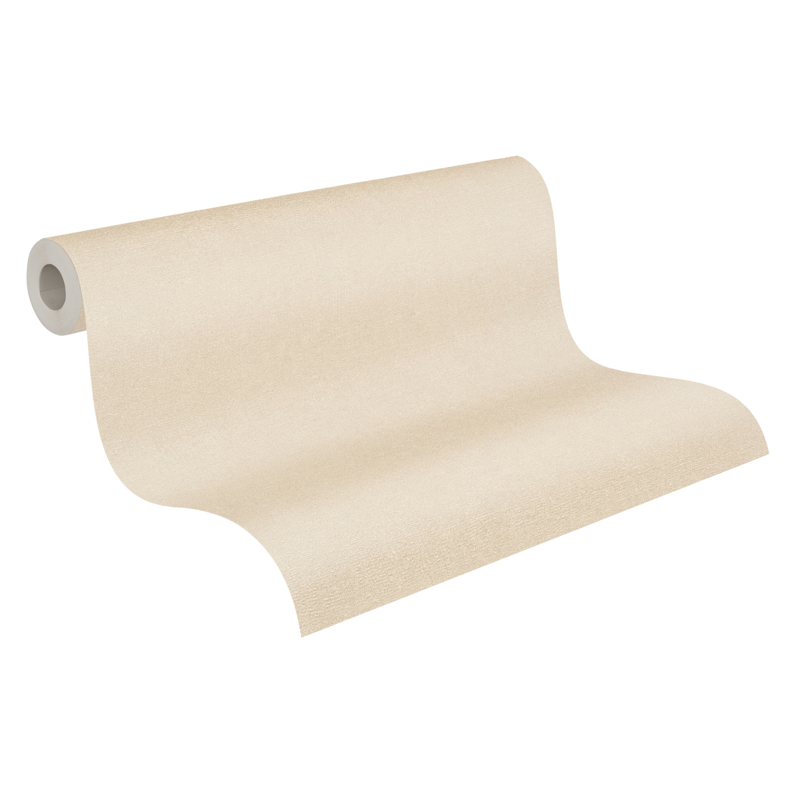 A.S. Creation Vliestapete - creme-beige - uni - 10 Meter