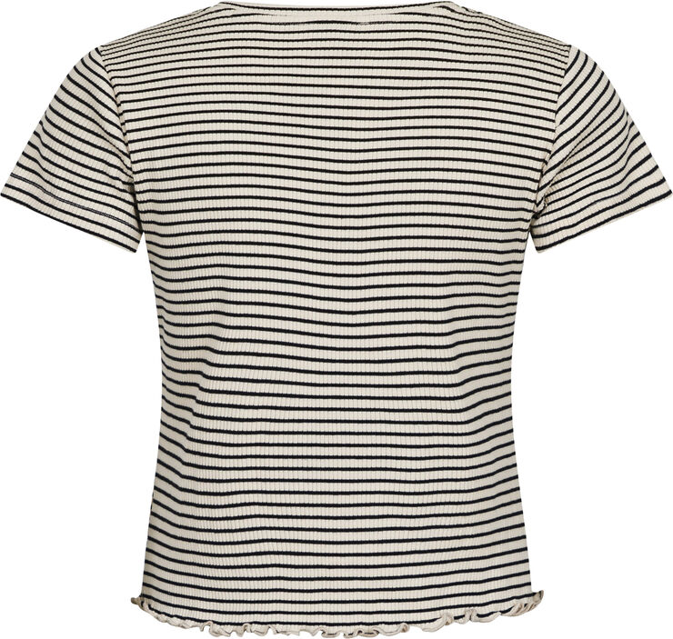 Neo Noir Lonnie Stripe Tee Sand