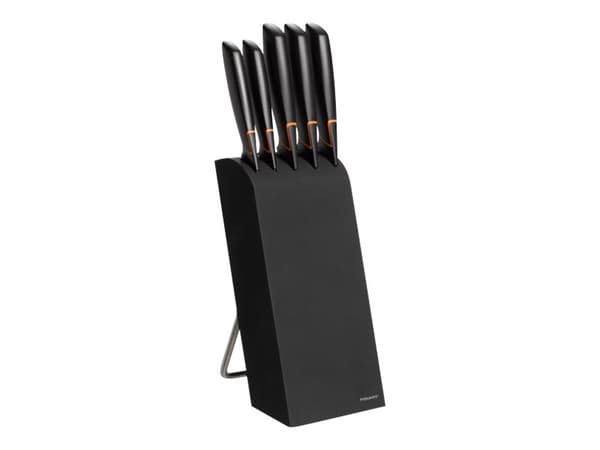Fiskars - Knivblokk og knivsett - 5 stk.