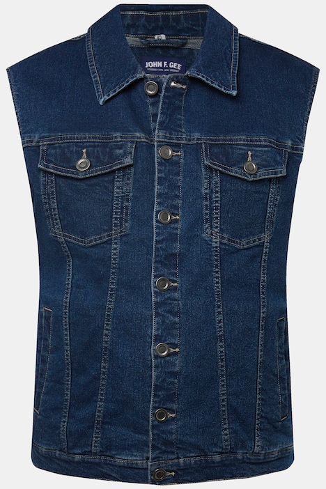 John F. Gee Jeansweste, stonewashed, 4 Taschen, bis 84/86