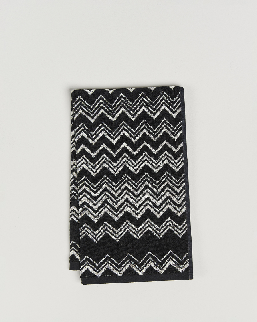 Missoni Home Keith Hand Towel 70x40cm Black/White