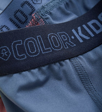 Color Kids Leggings - Polyester - Vintage Indigo m. Altrosa