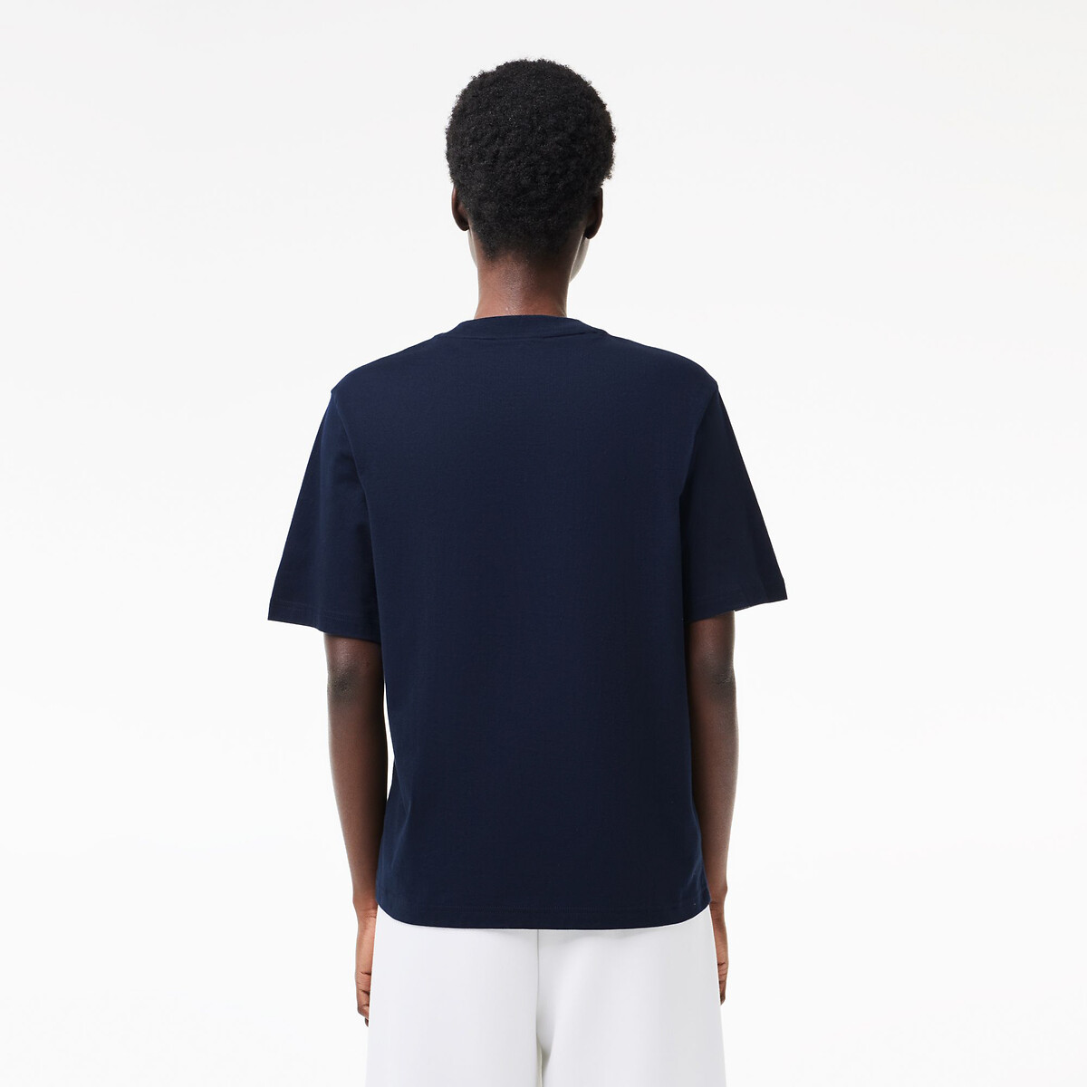 LACOSTE<br>Camiseta de gola redonda