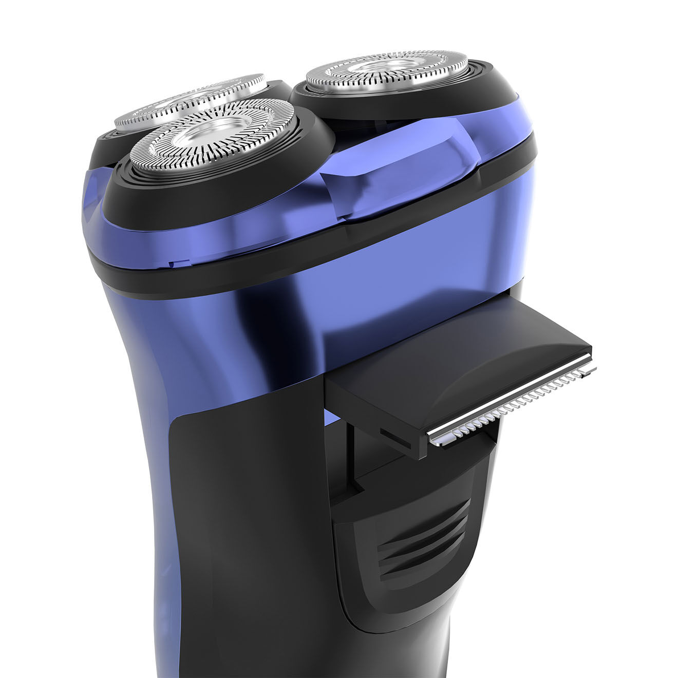 Becker Shaves & Trims Rasoir magnétique à trois lames waterproof bleu - 21x29.5x27.5 cm