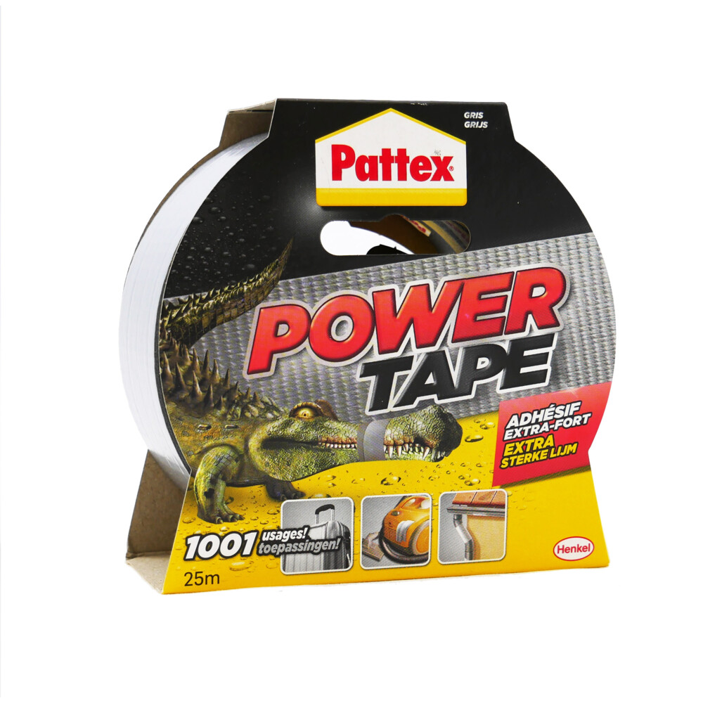 Pattex Power Tape Grijs25 meter