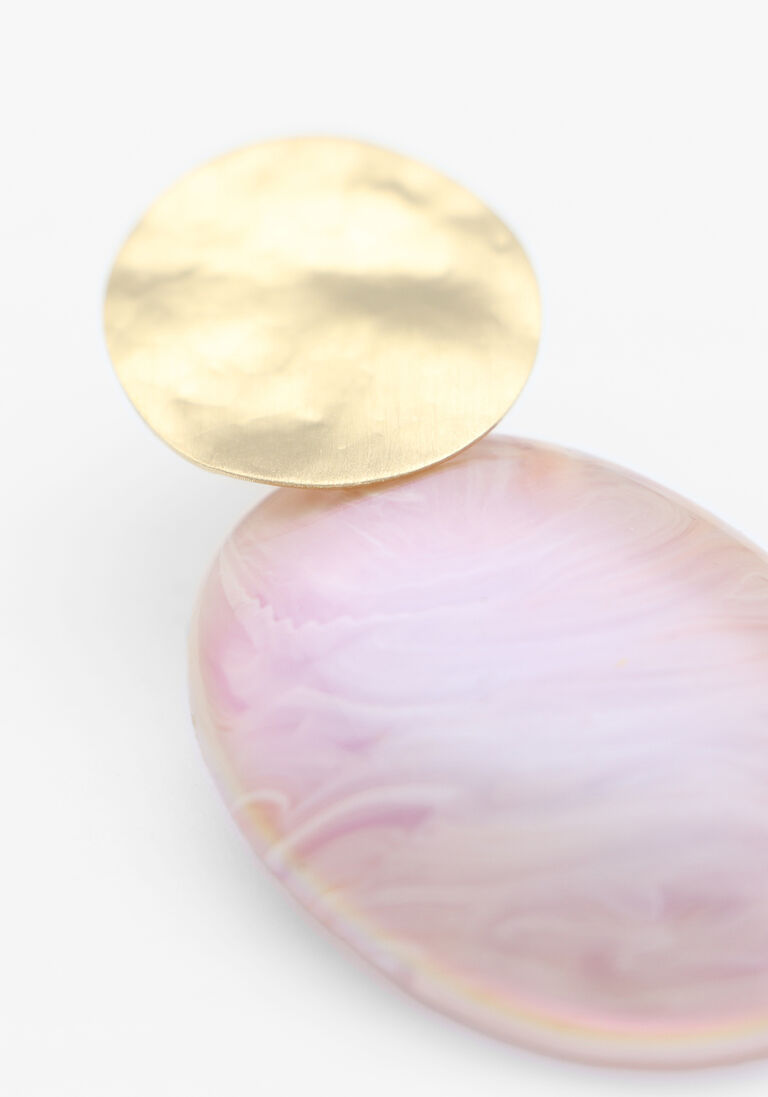 roze lott. gioielli sieraad closed bugle oval s