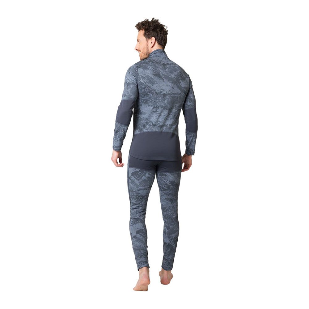 Odlo WHISTLER ECO - Sous-couche Homme folkstone gray/india ink