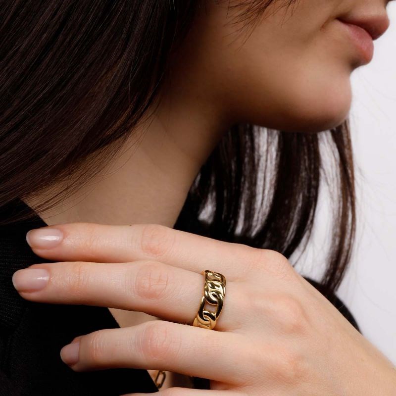 Bague chaîne Pierre Lannier 