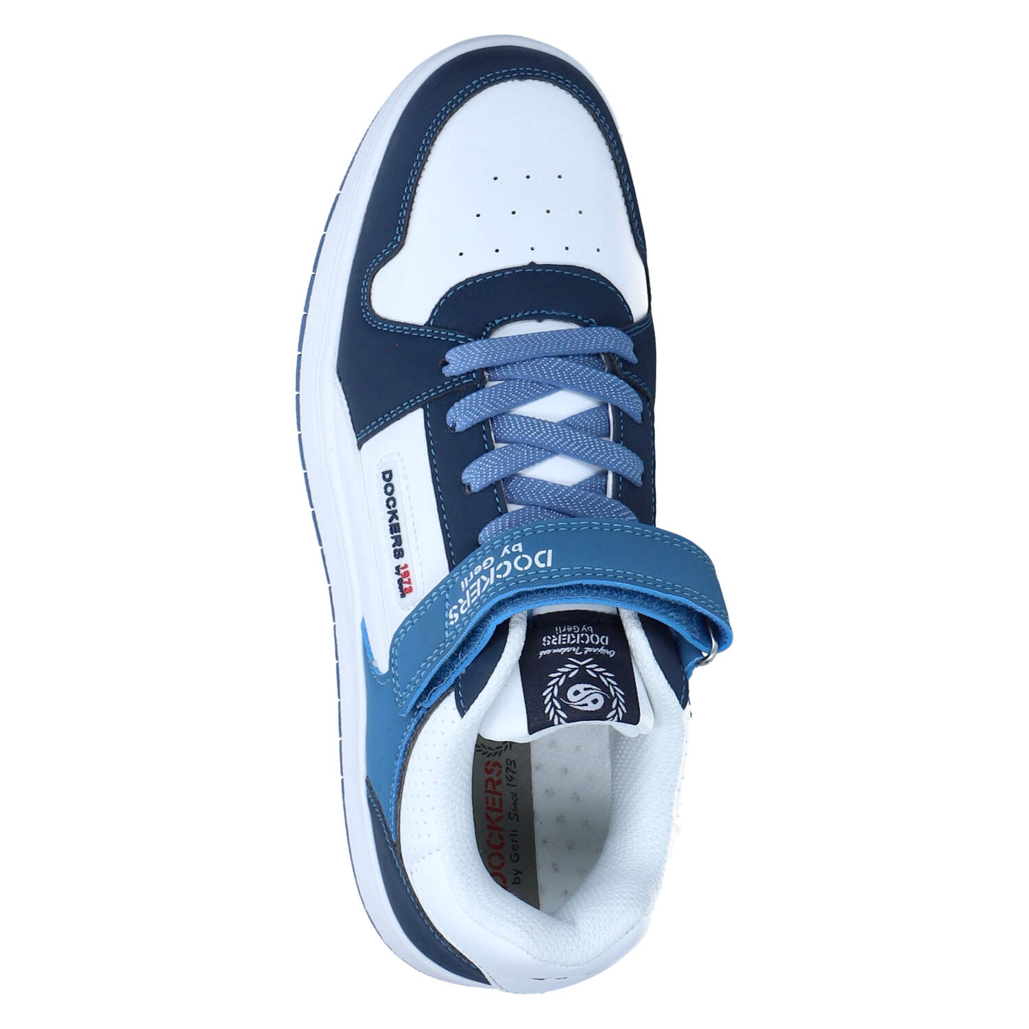 Dockers Low Sneaker - blau/multi