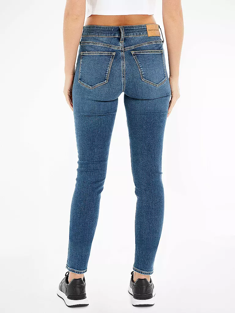 CALVIN KLEIN JEANS Jeans Skinny Fit dunkelblau