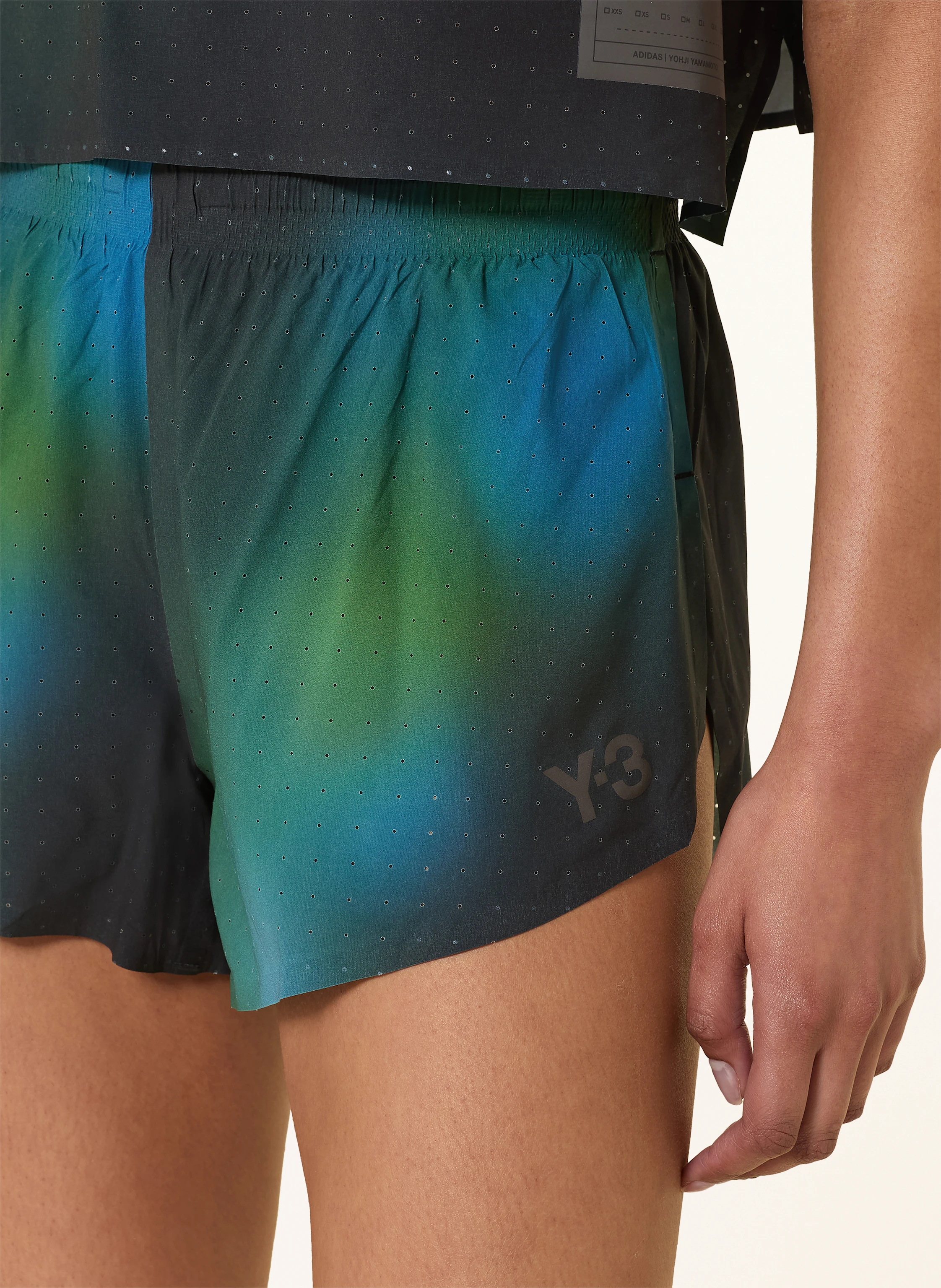 Y-3 2-in-1-Laufshorts