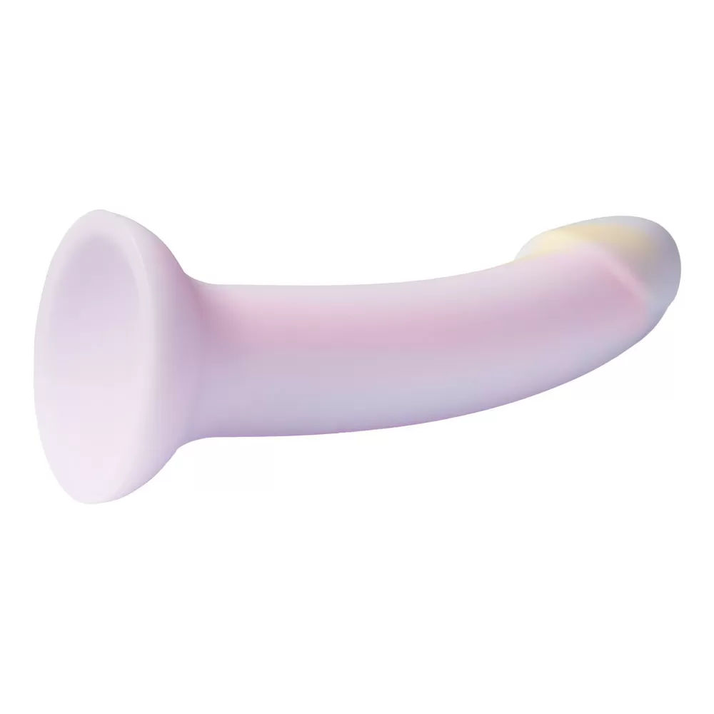 Baseks Silikone Dildo, Purple Mix - 18 cm.