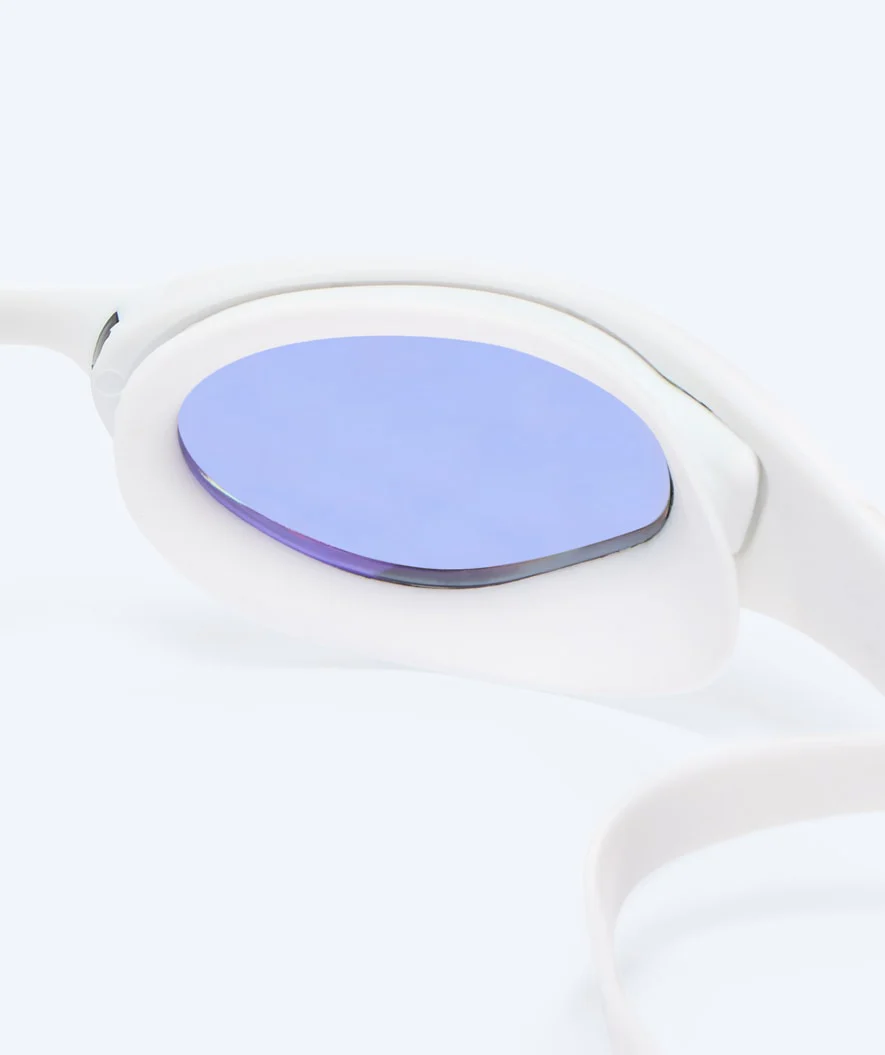Watery svømmebriller - Instinct Elite Mirror - Hvid/guld