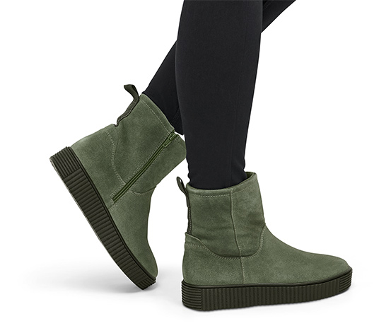 Veloursleder-Boots