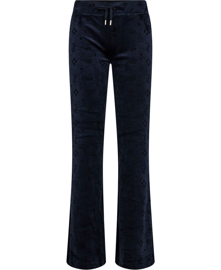 Juicy Couture MONOGRAM LISA LOW RISE TRACKPANTS Night sky