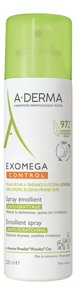 A-Derma Exomega Control Spray - 200 ml.