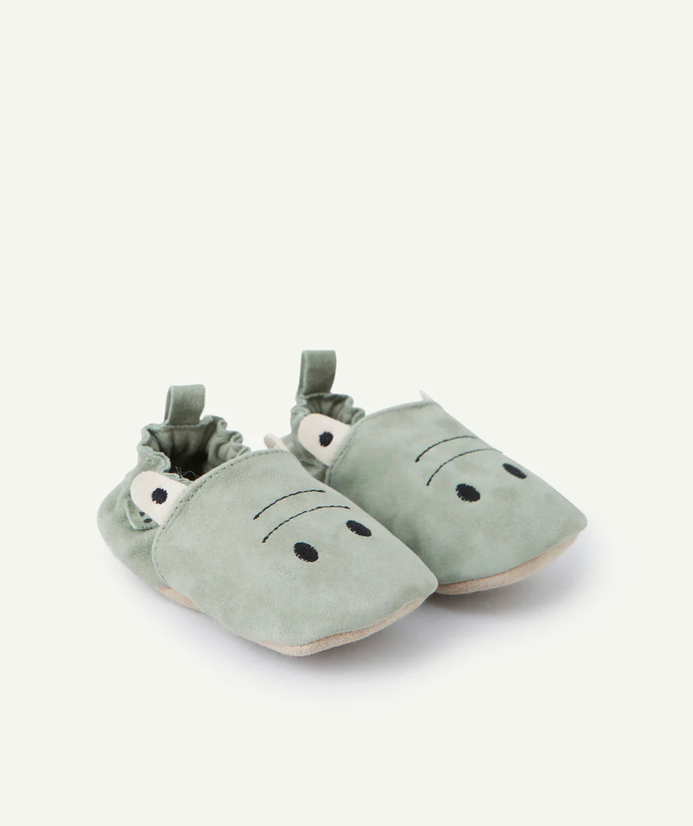 CHAUSSONS BÉBÉ GARÇON ANIMATION CROCODILE