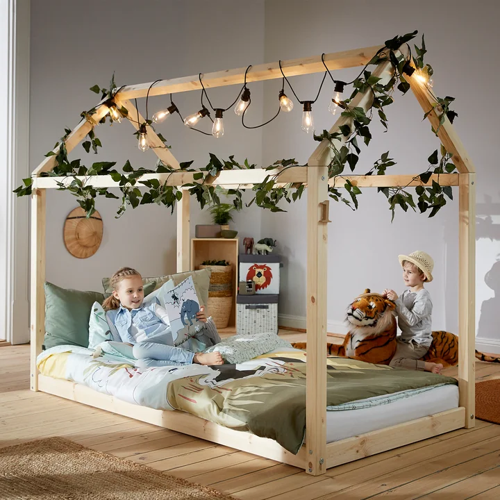 Flexa - Cottage Einzelbett, white washed
