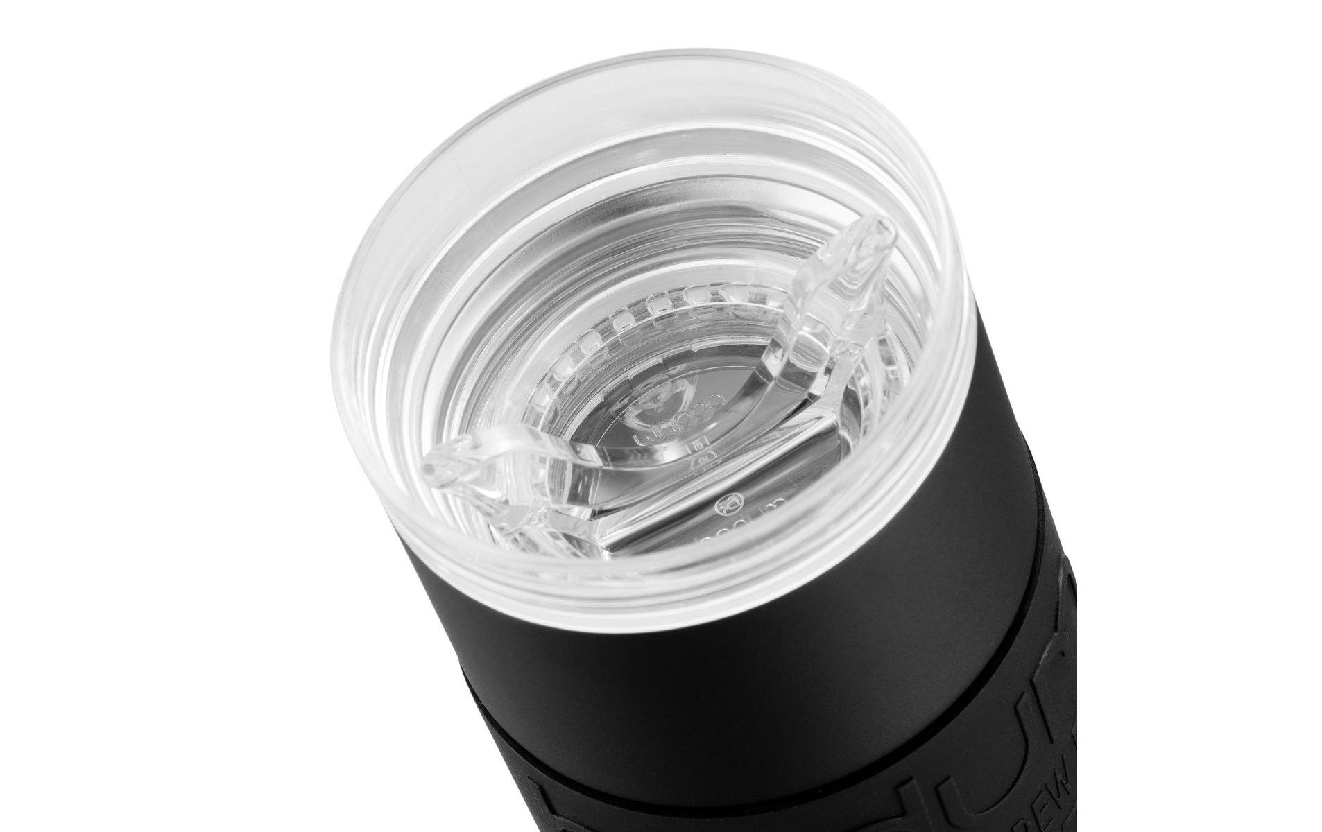 Travel Mug Doppelwandig Schwarz, 0.6 lReisebecher aus Edelstahl