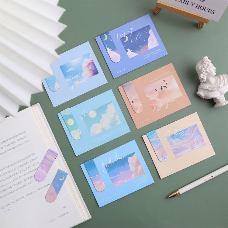 Candy Lemon - Set van 2 / 8: Print magnetische bladwijzer
