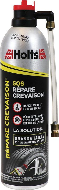 Holts - Bandenreparatie Spray - 500 ml - Geschikt Voor Auto's en Motoren