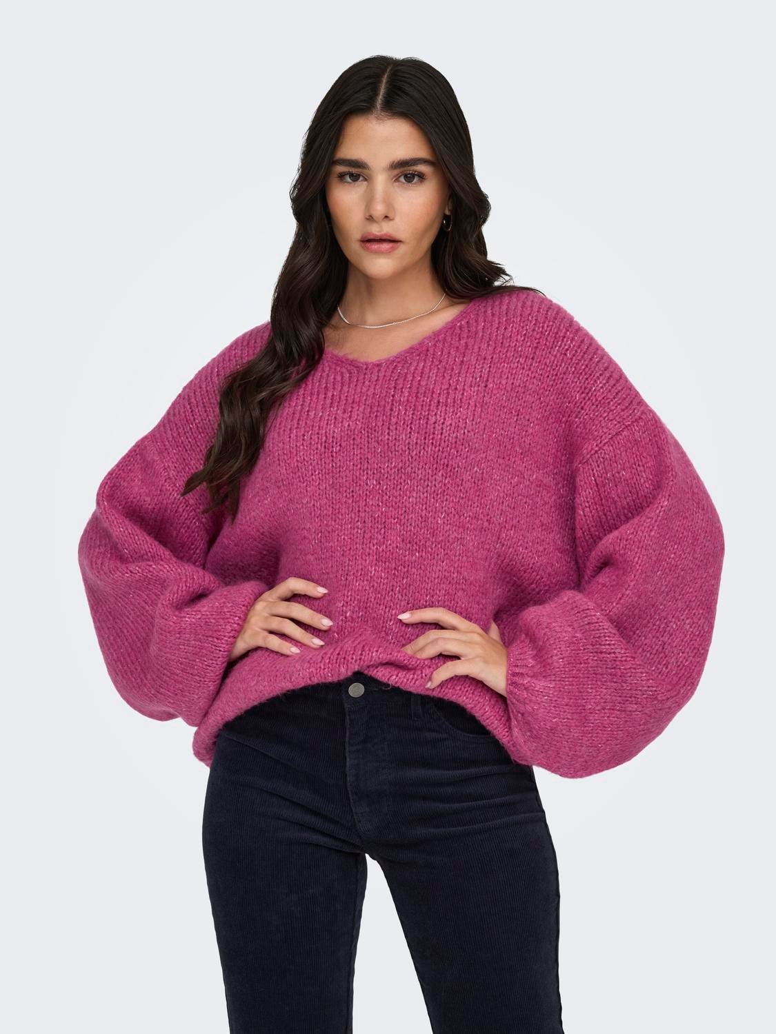 JDYDINEA Strickpullover Cactus Flower