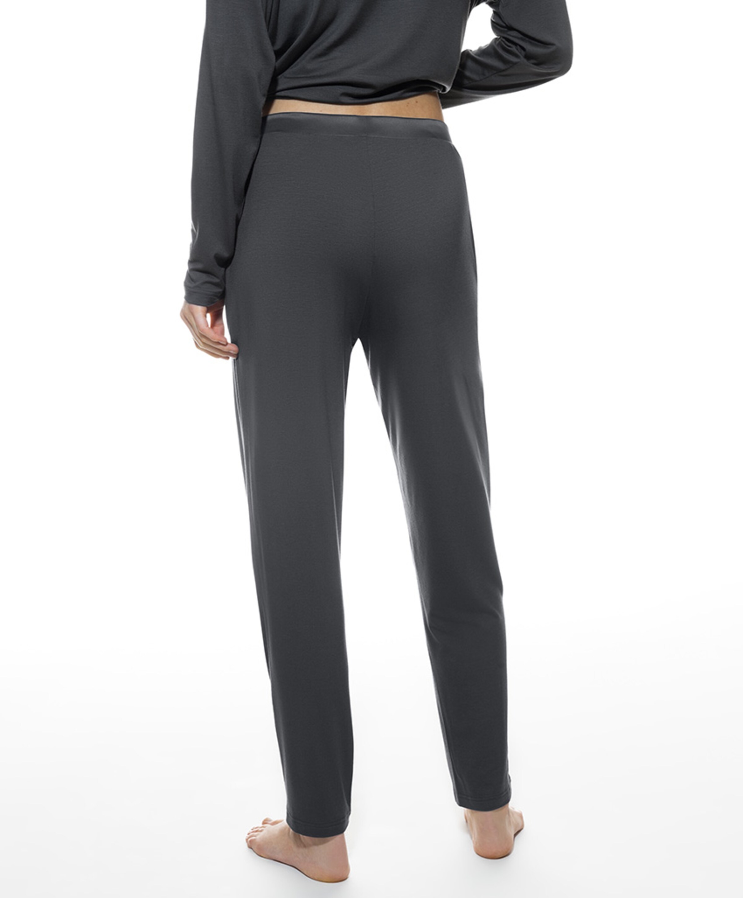Mey Dames pyjamabroek grijs