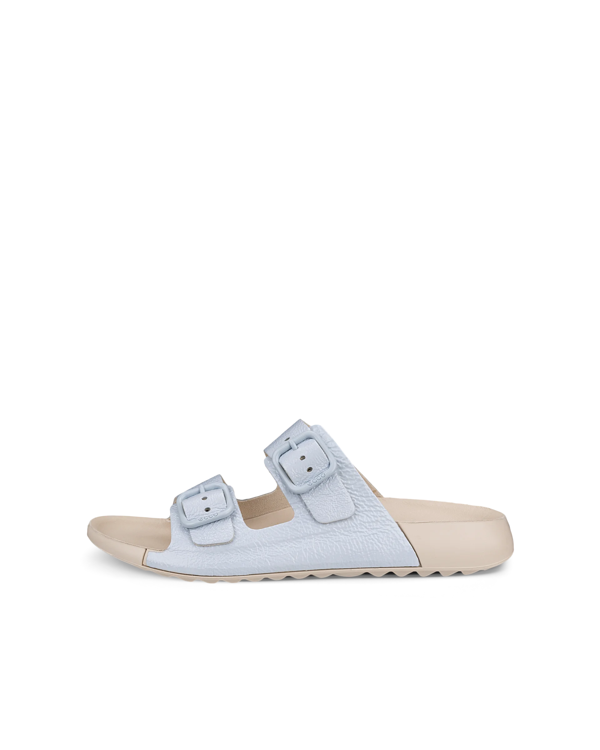 ECCO COZMO W Damen Ledersandale mit zwei Riemen Blau