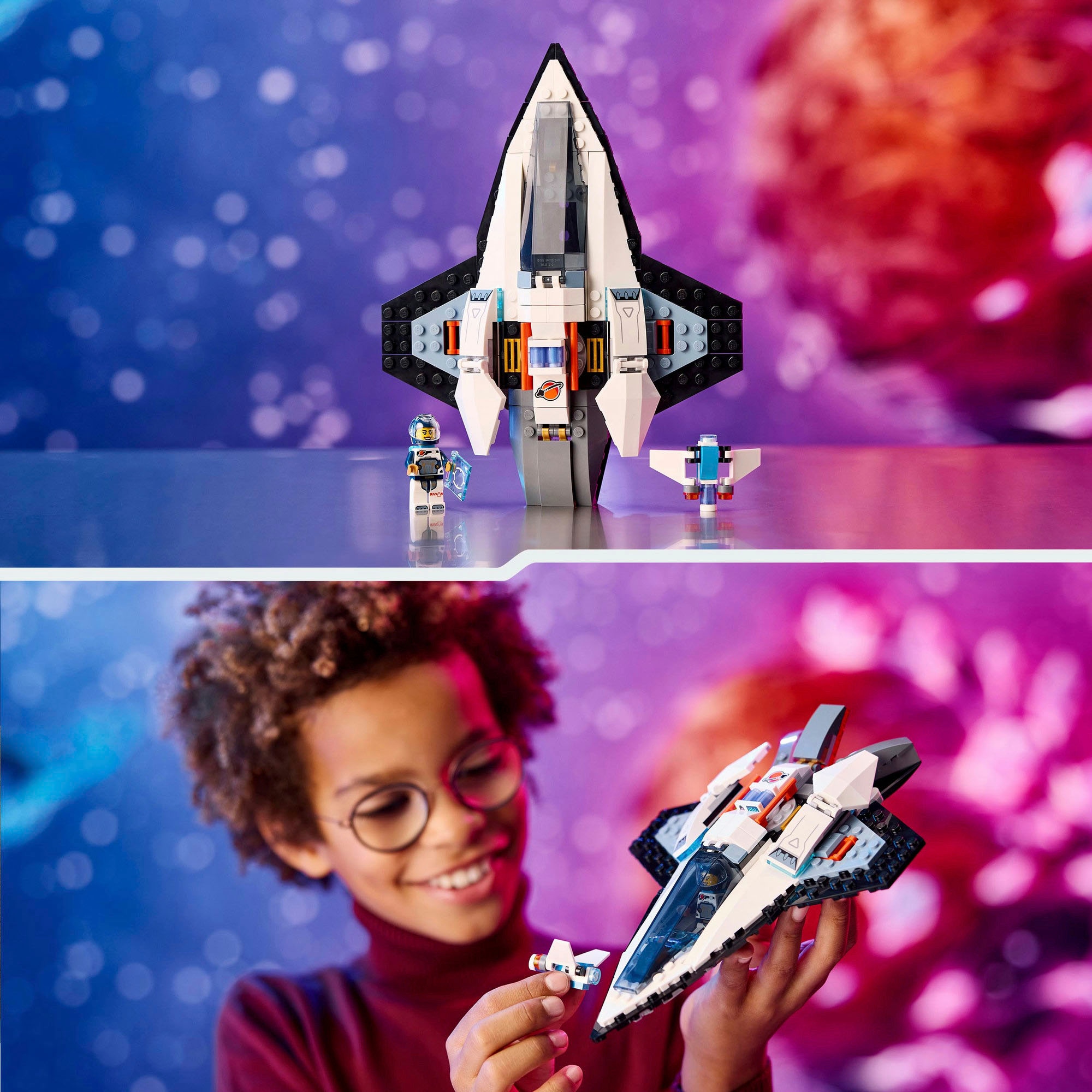 LEGO® Konstruktionsspielsteine »Raumschiff (60430), LEGO City« Made in Europe