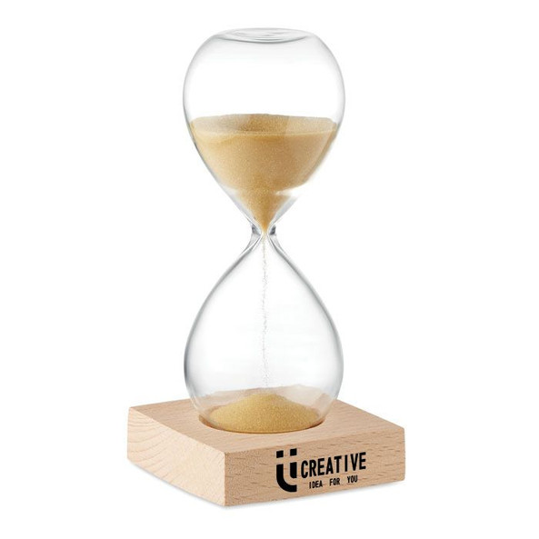 GiftRetail MO6588 - DESERT Sablier en verre 5 minutes