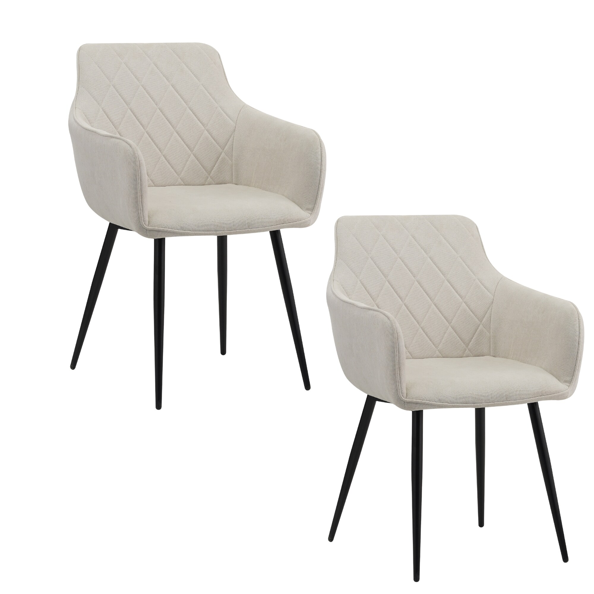 Albatros Esszimmerstuhl SILA, 2er Set, Beige
