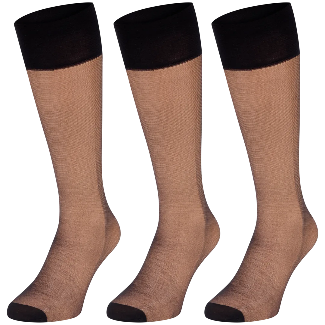 Kate Legwear kniekousen 20 denier 3 paar | diverse kleuren
