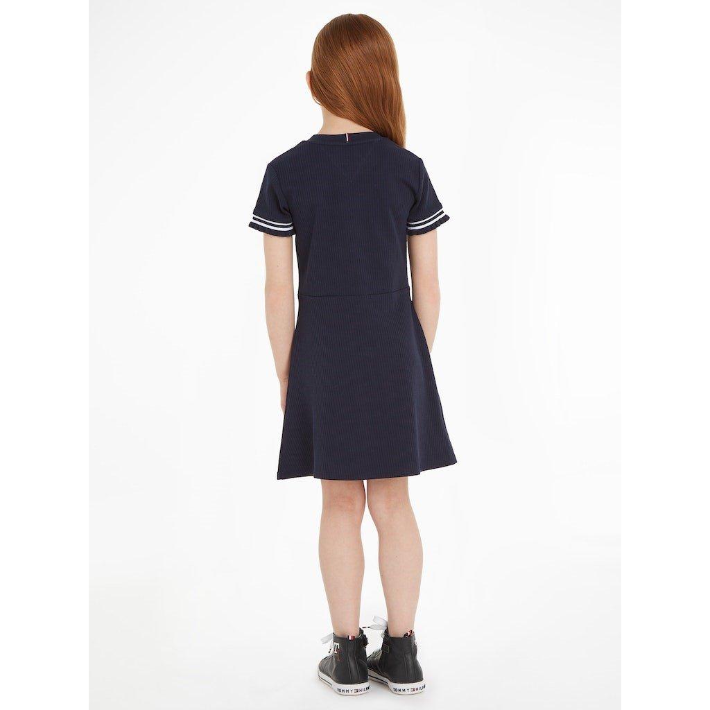 Tommy Hilfiger RUFFLE RIB KNIT DRESS