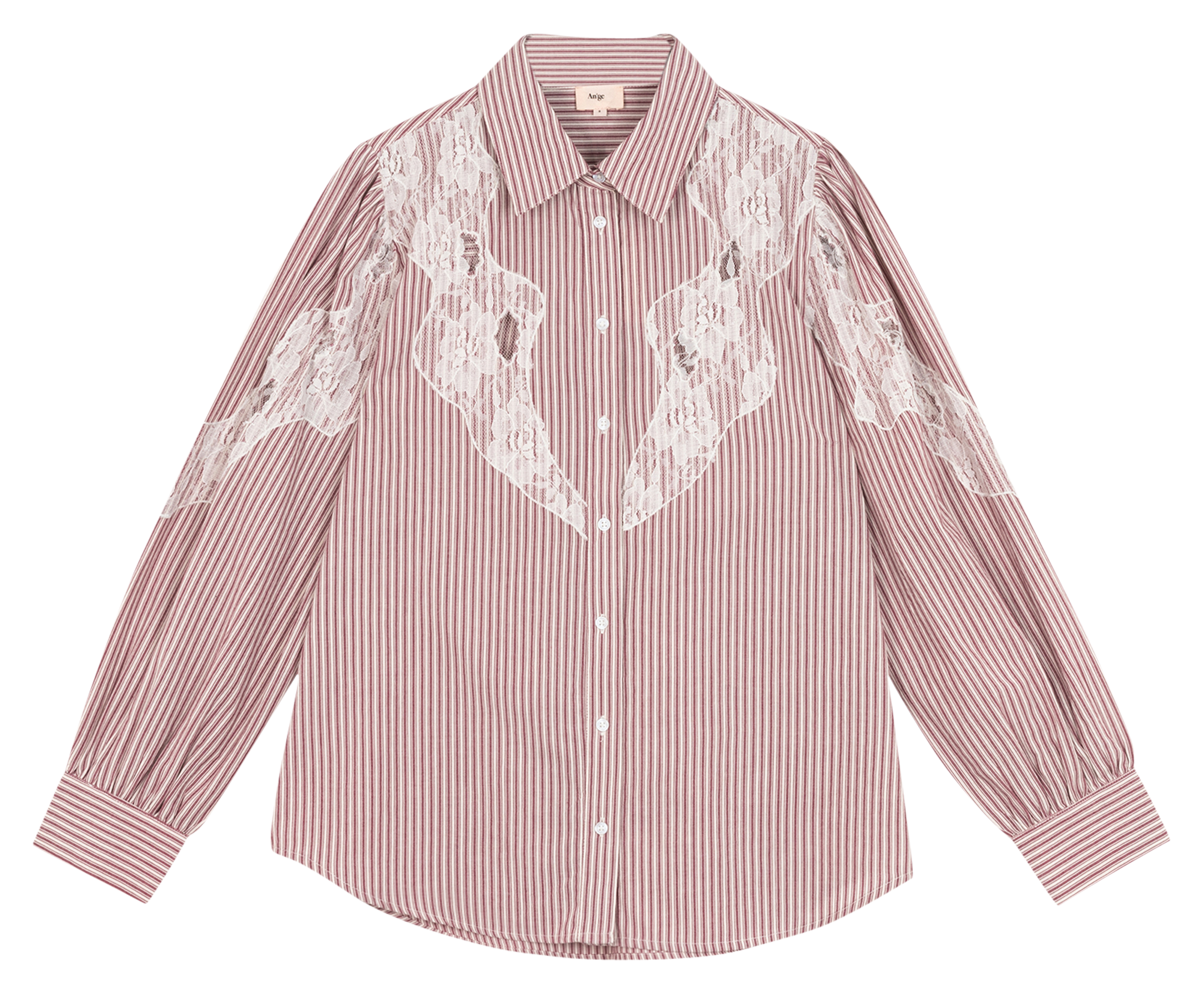 SAIDE - Chemise à dentelle en coton |