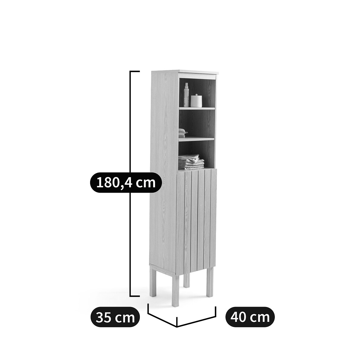 SO'HOME<br>Coluna de armazenamento para banheiro, Koen