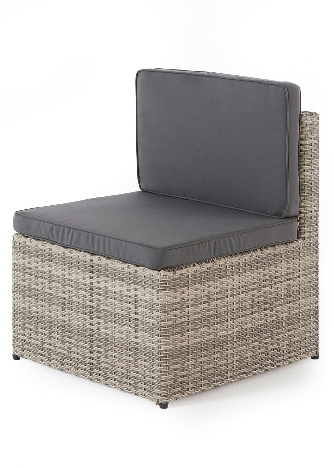 Lounge-Set - grau-anthrazit - für 6 Personen - inklusive Kissen