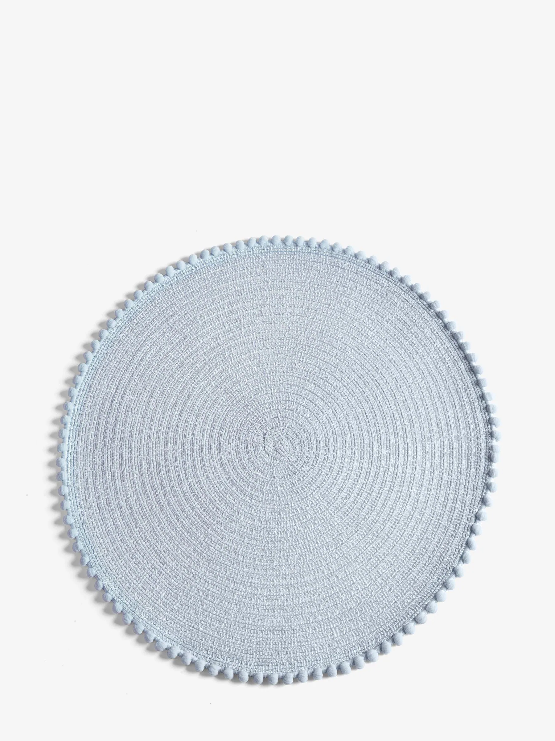 Set van 4 placemats met pompon