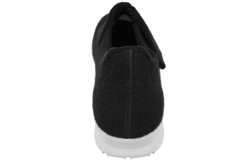 NEW FEET SORT HJEMMESKO MED HÆLKAPPE