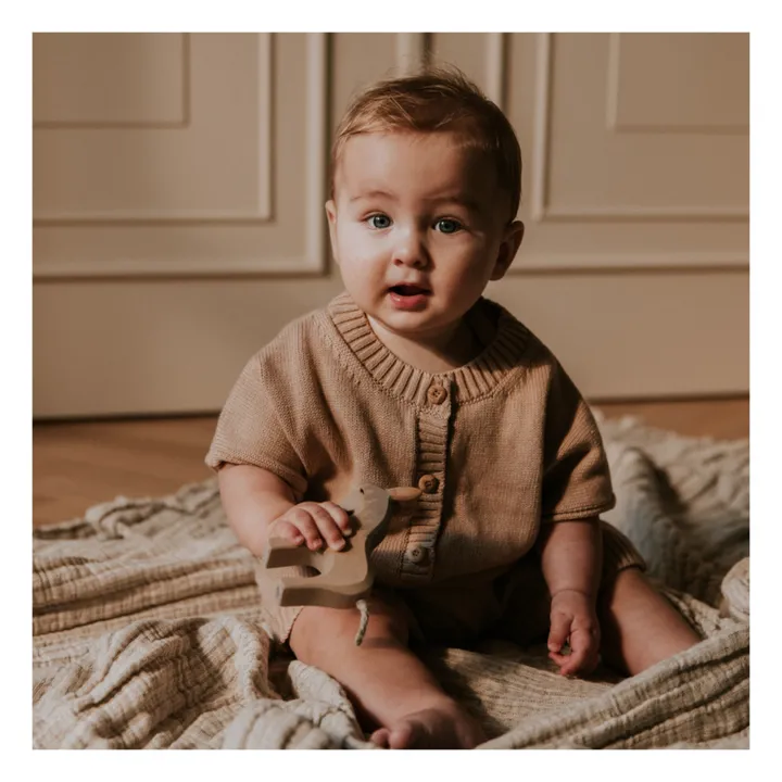 Yuki Combinaison Single Coton Bio | Beige