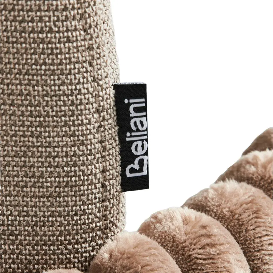 AMITY - Barkruk set van 2 - Taupe - Polyester