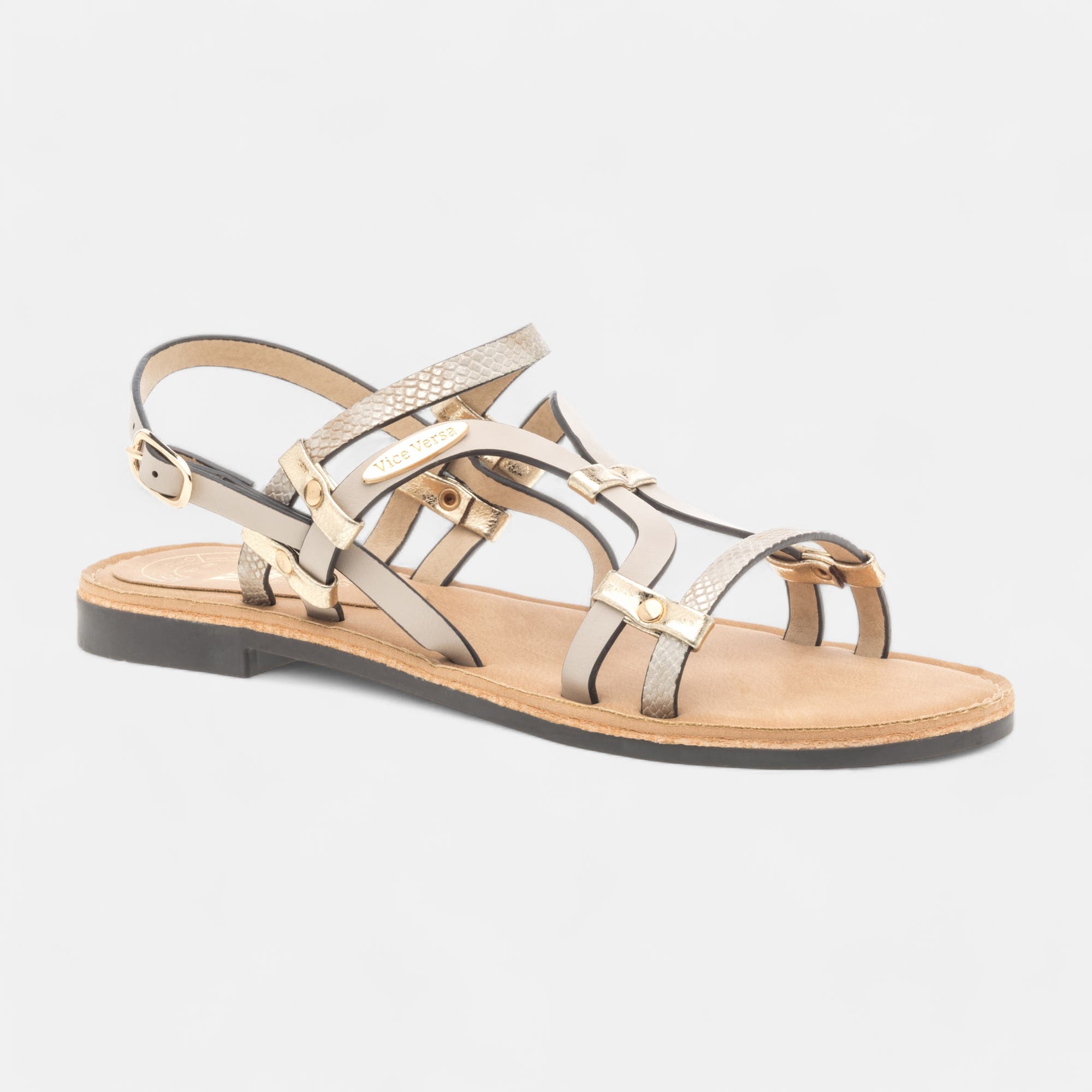 Nu-pieds Femme beige