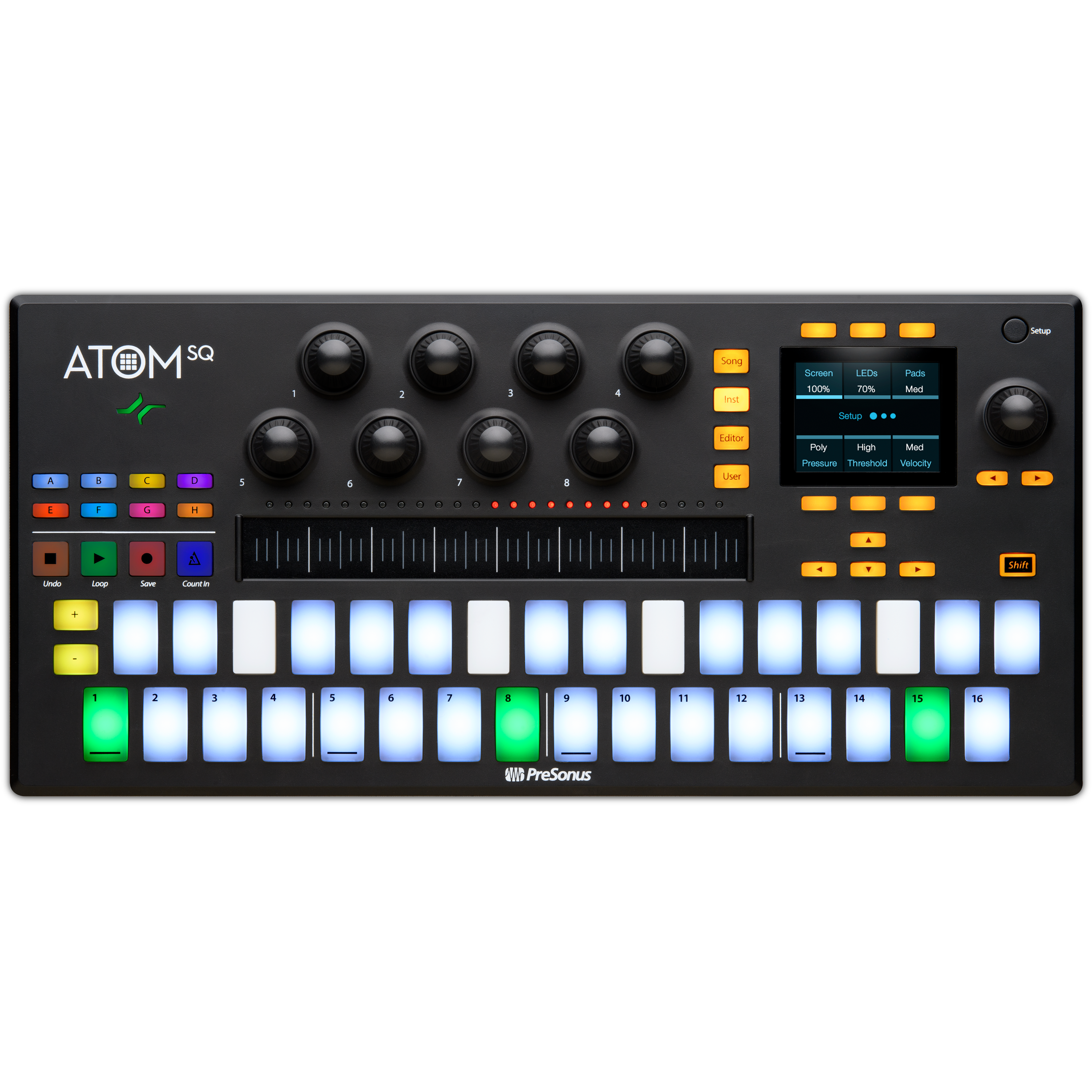 Presonus Atom SQ hybrid MIDI keyboard en pad controller