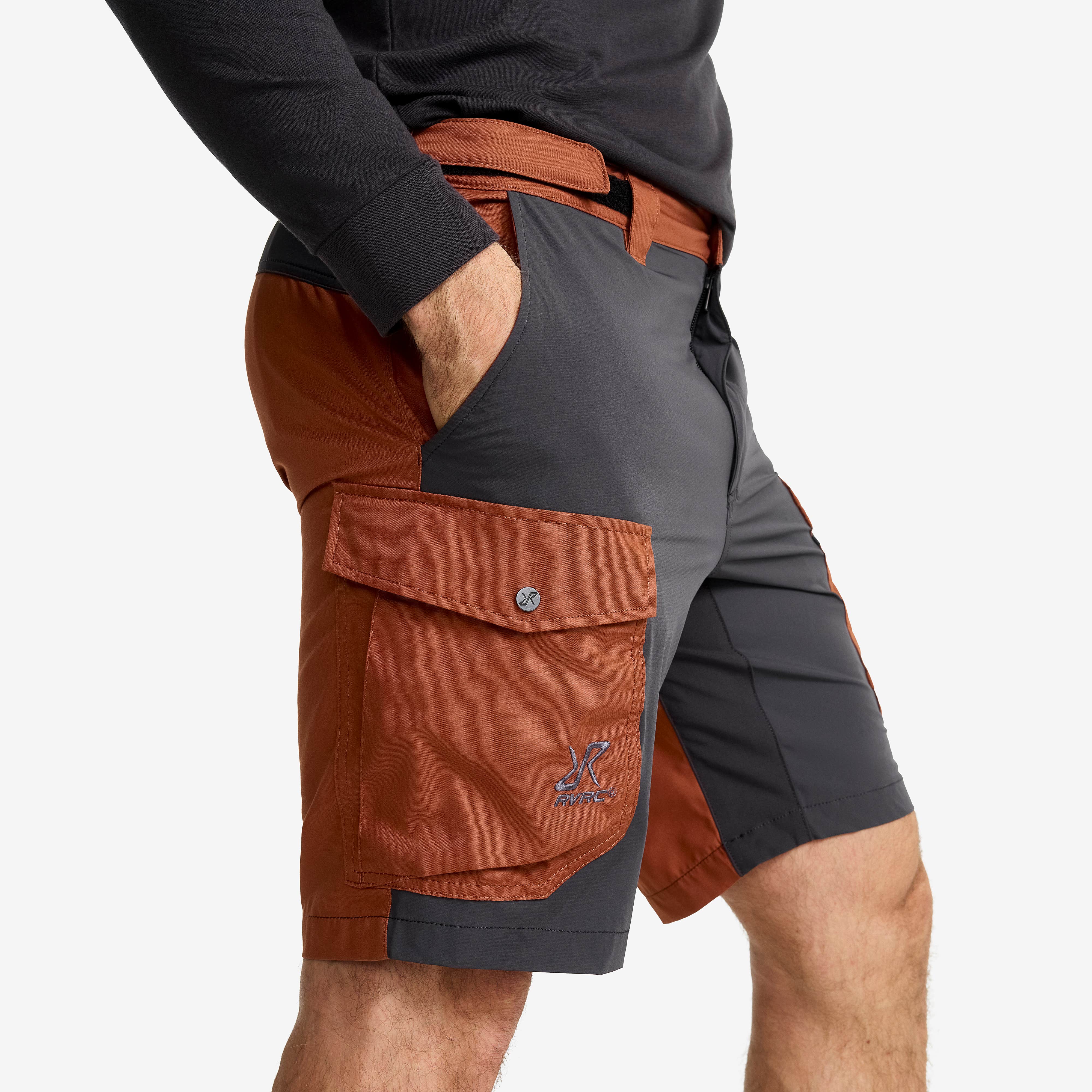 Rambler Lightweight Pro Shorts Herre Dusty Orange/Anthracite
