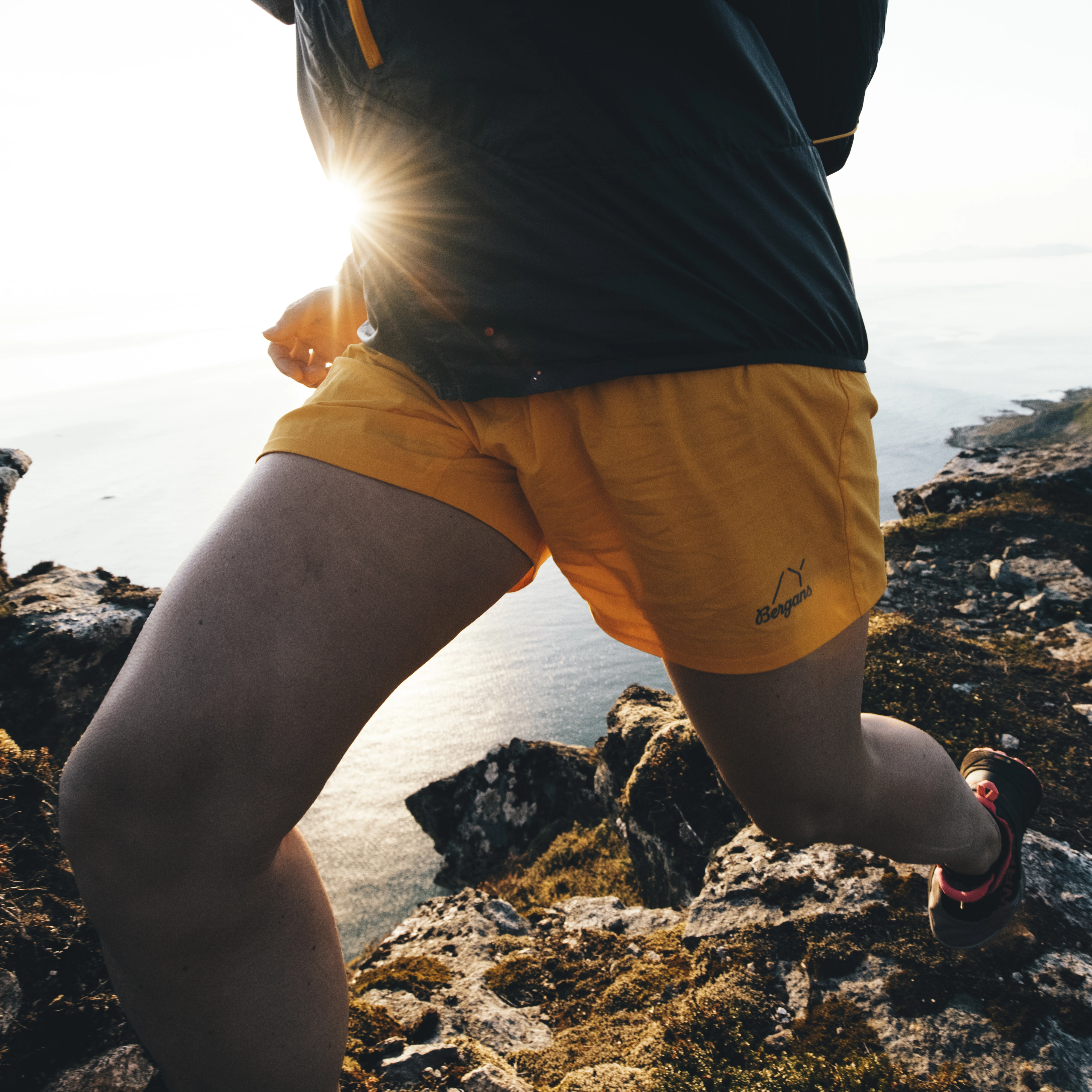 Y LightLine Vapor V2 Shorts Women Mango Yellow