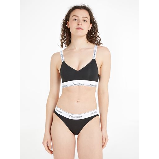 Calvin Klein Modern Cotton Bralette, Black, L