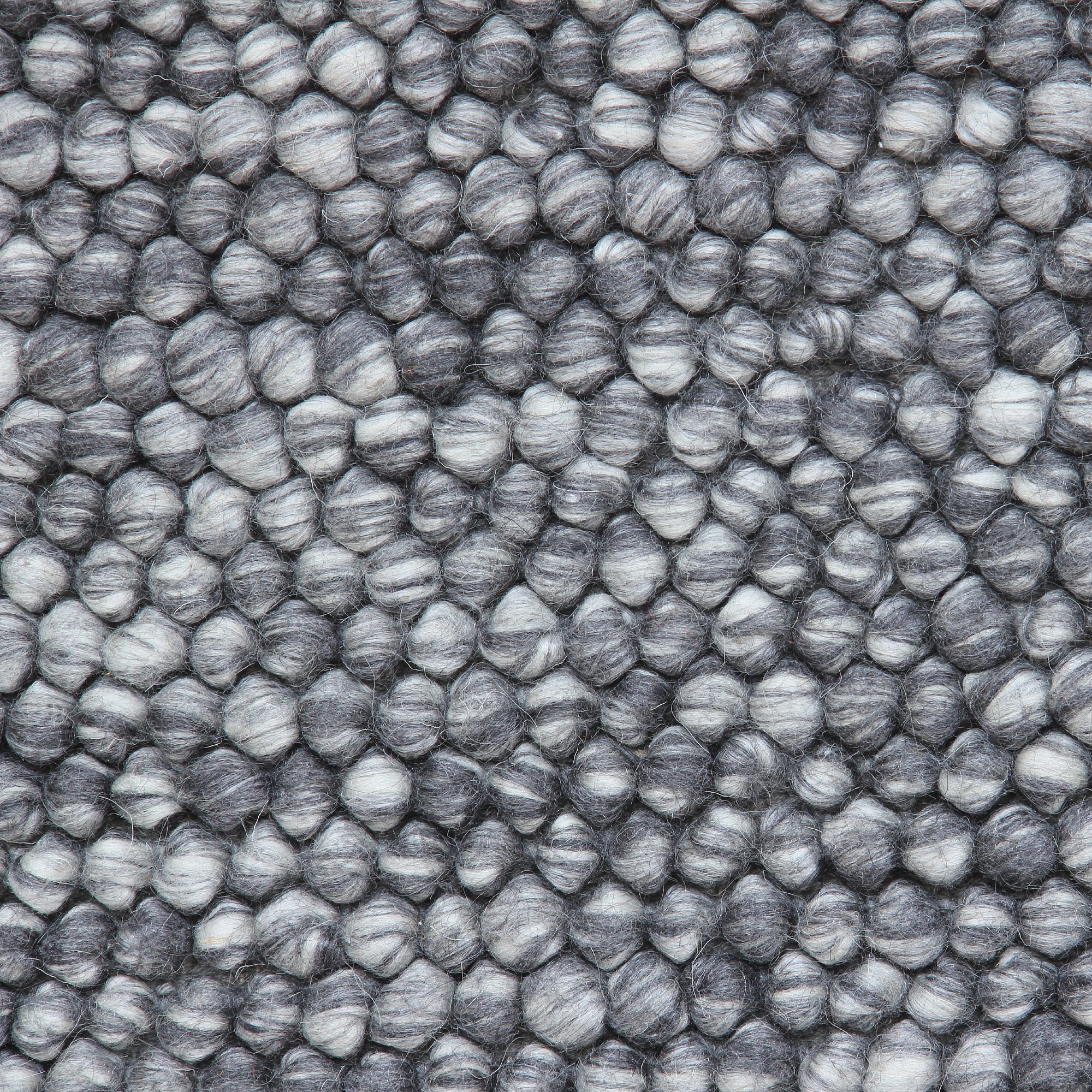 Filzkugel-Teppich 'Timur', grau, 200 x 140 cm & 240 x 170 cm von fischer's lagerhaus