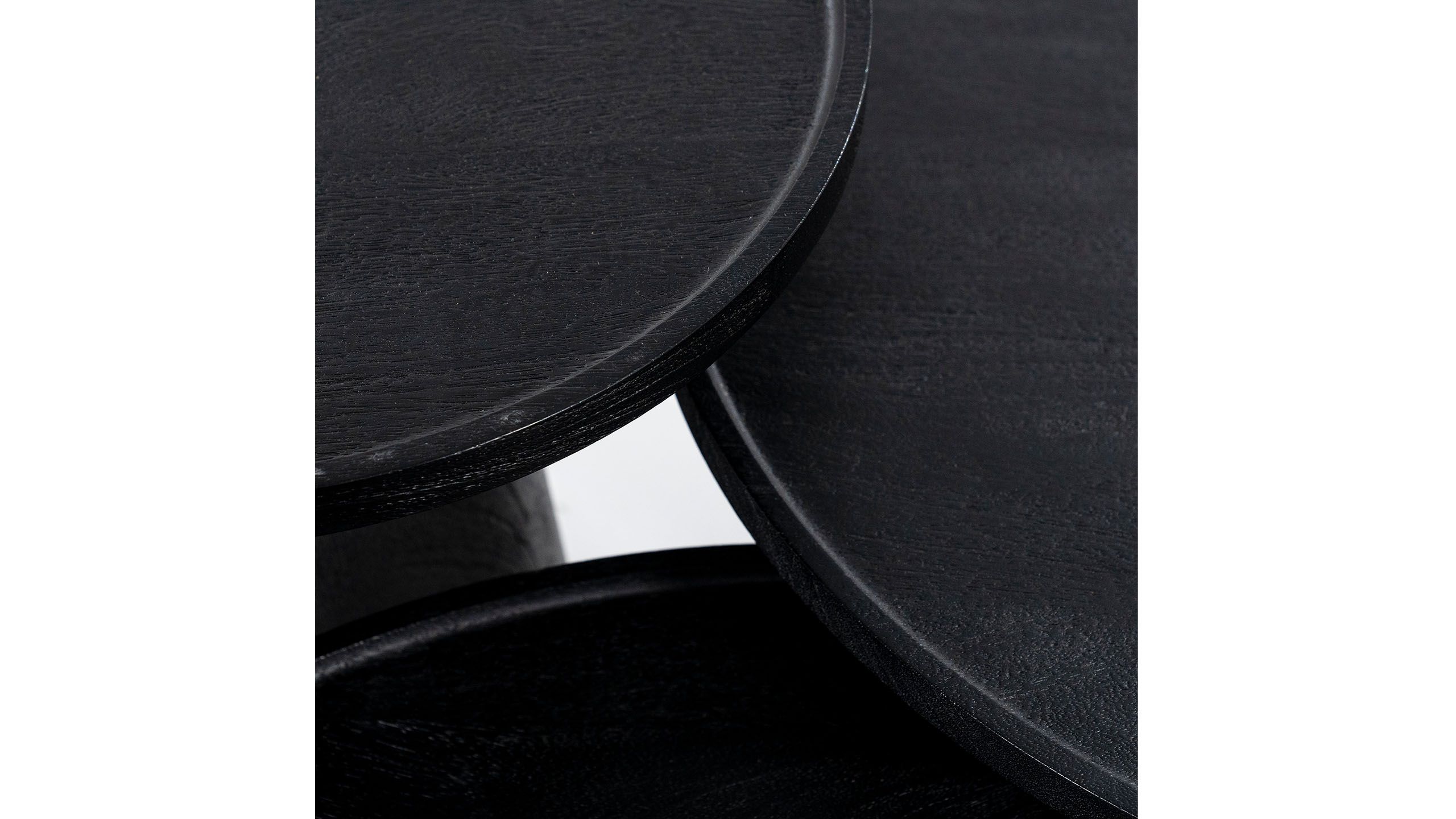 Bijzettafel 95651 - zwart Ron ⌀46  x H49 cm