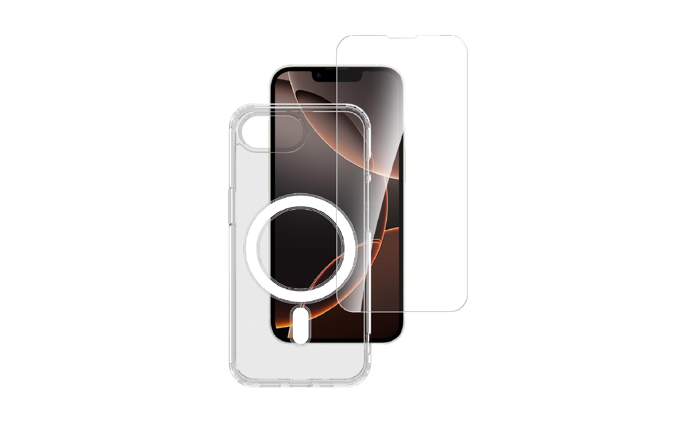 Back Cover 3in1 Premium Starter Set iPhone 16e3in1 Set für Apple iPhone 16e