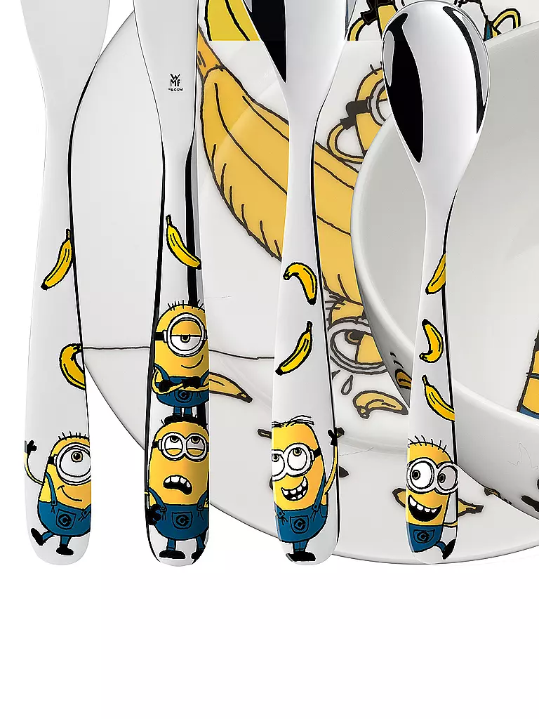 WMF Kindergeschirr-Set  6-teilig Minions bunt