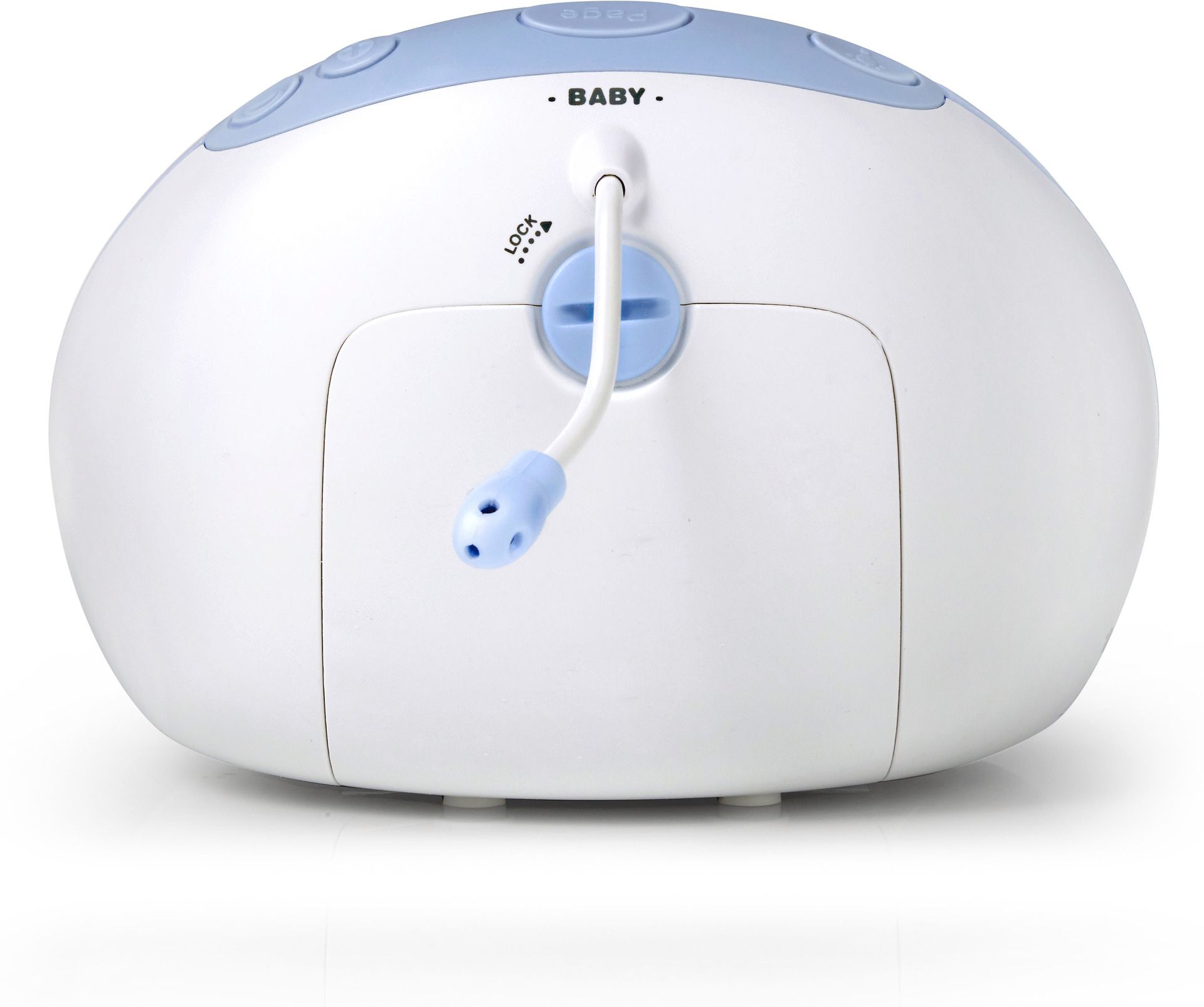 Alecto DBX-85 ECO DECT Babyphone Weiß Wechselsprechfunktion bis 300m Reichweite